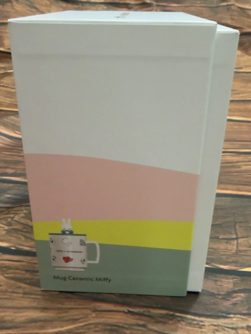 New Starbucks x Miffy 14oz Ceramic Coffee Tea Mug with Lid Limited Edition